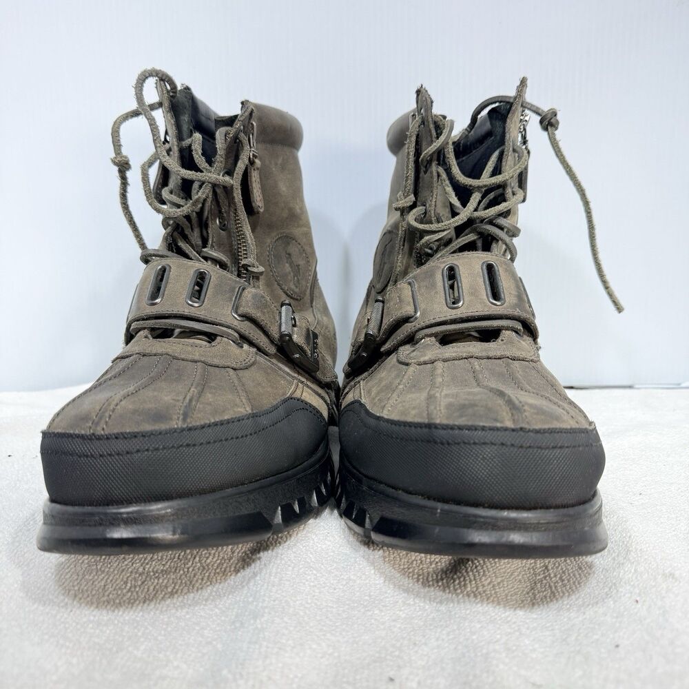 Polo Ralph Lauren Andres Nubuck Leather Snow Boots Mens Size 12D